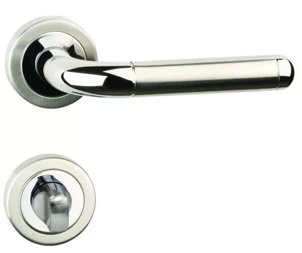 Giulia króm-inox körrozettás WC